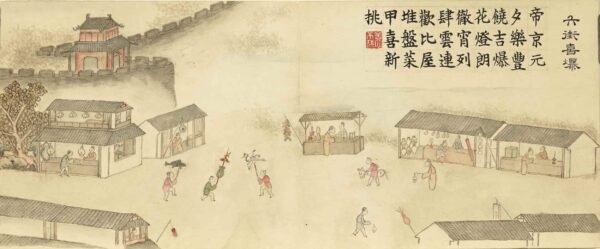 Ten Thousand Auspicious Omens for the New Year Album（Scroll）岁朝衍万图册 - 图片 7