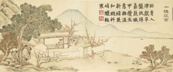 Ten Thousand Auspicious Omens for the New Year Album（Scroll）岁朝衍万图册 - 图片 8