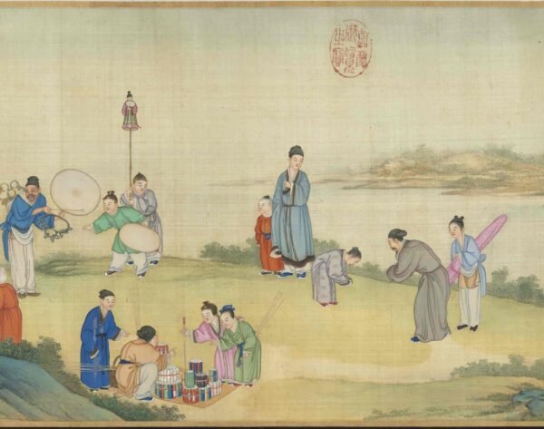 Spring Festival in a Peaceful Market（Scroll）太平春市图卷 - 图片 3