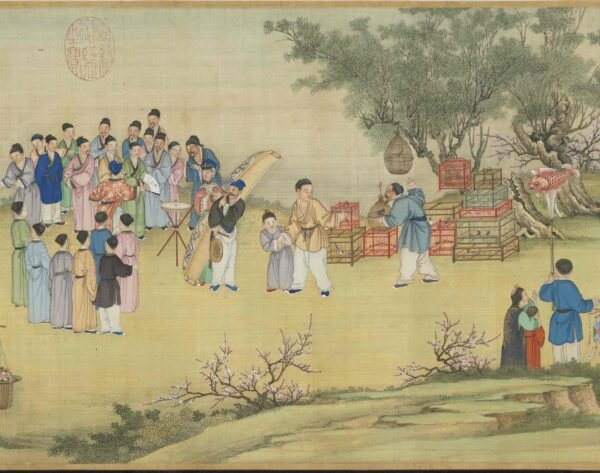 Spring Festival in a Peaceful Market（Scroll）太平春市图卷 - 图片 5