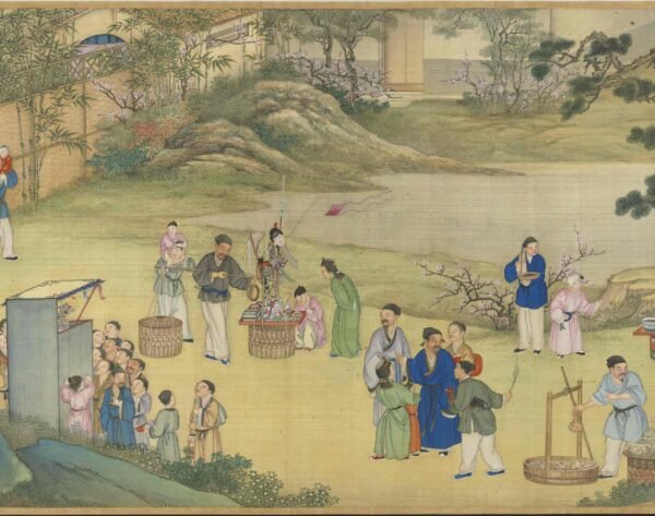 Spring Festival in a Peaceful Market（Scroll）太平春市图卷 - 图片 7