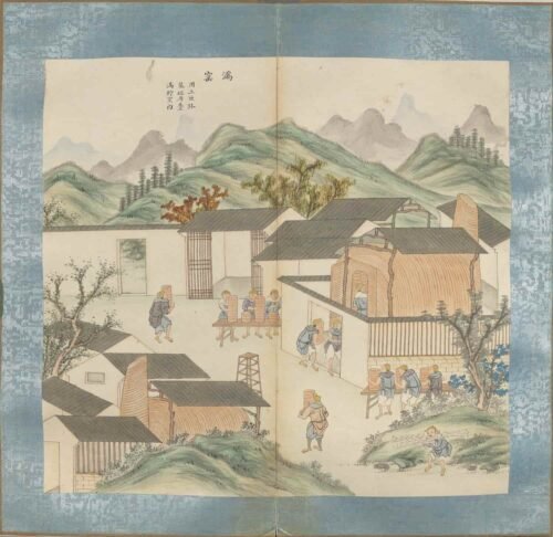 Manual of Ceramic Production Album（Scroll）陶瓷谱图册