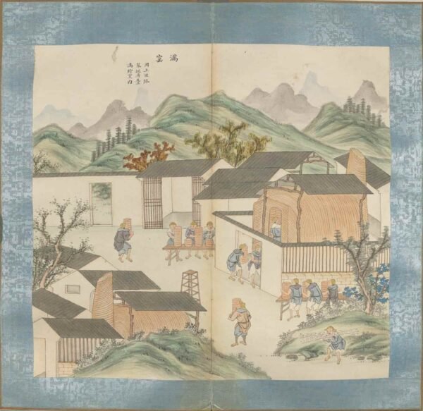 Manual of Ceramic Production Album（Scroll）陶瓷谱图册