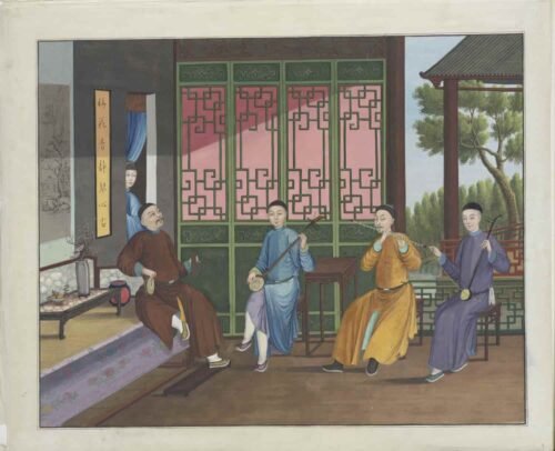 Export Paintings from the Imperial Court A Qing Dynasty Visual Encyclopedia for Emperor Franz I of Austria（Scroll）奥地利国家图书馆藏外销画