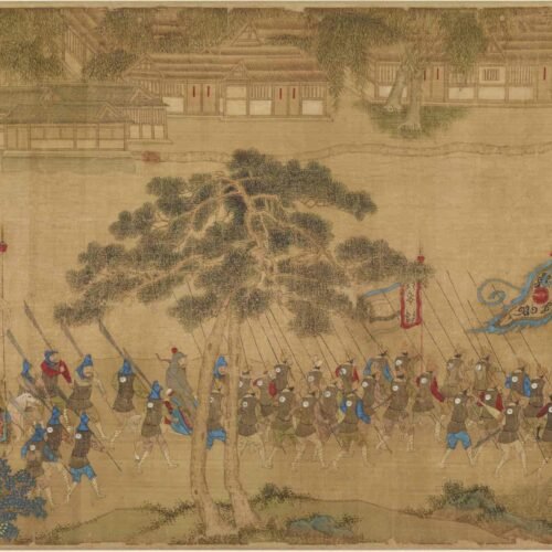 Sun Kehong’s literati lifestyle themes（Scroll）销闲清课图