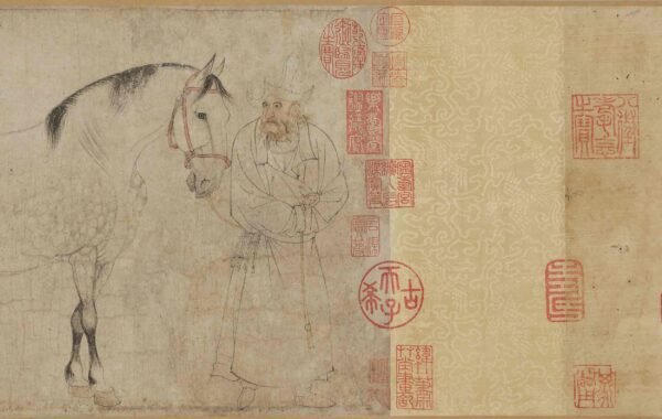 Five Horses Scroll五马图卷 - 图片 7