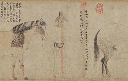 Five Horses Scroll五马图卷