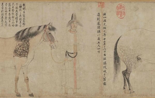 Five Horses Scroll五马图卷