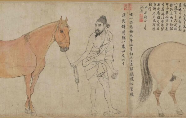 Five Horses Scroll五马图卷 - 图片 5