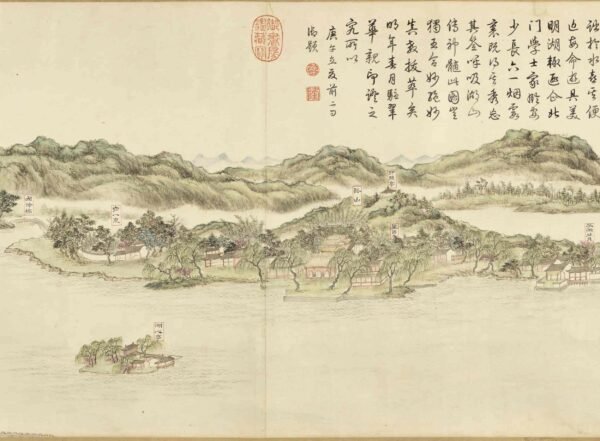 Ten Scenes of West Lake Scroll西湖十景图卷 - 图片 5