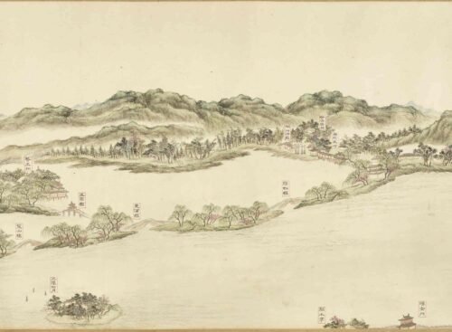 Ten Scenes of West Lake Scroll西湖十景图卷
