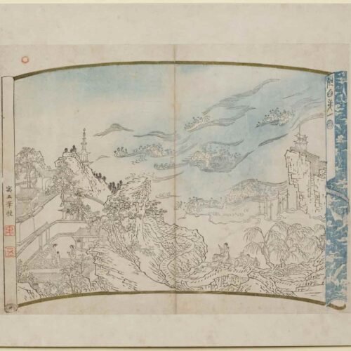 Yu the Great’s mythological and artistic significance（Scroll）禹王治水图卷
