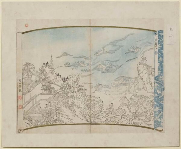 The Romance of the West Chamber Woodblock Prints（Scroll）西厢记版画
