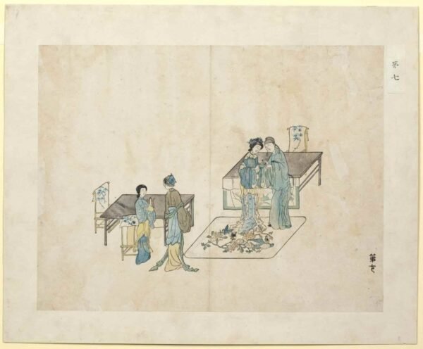 The Romance of the West Chamber Woodblock Prints（Scroll）西厢记版画 - 图片 9