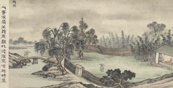 Sun Kehong’s literati lifestyle themes（Scroll）销闲清课图 - 图片 2