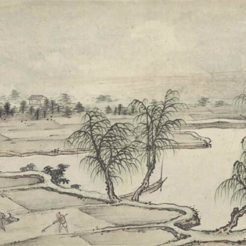 Sun Kehong’s literati lifestyle themes（Scroll）销闲清课图