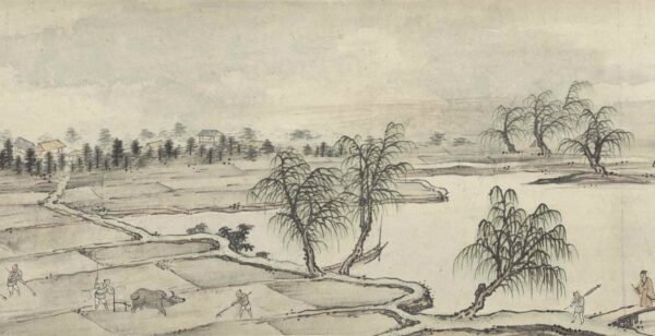 Sun Kehong’s literati lifestyle themes（Scroll）销闲清课图