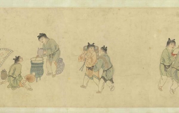 Tang Dynasty Eight Immortals cultural legacy（Scroll）饮中八仙图卷 - 图片 6
