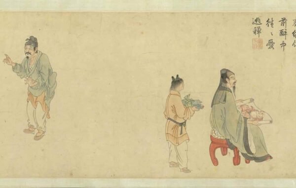 Tang Dynasty Eight Immortals cultural legacy（Scroll）饮中八仙图卷 - 图片 8