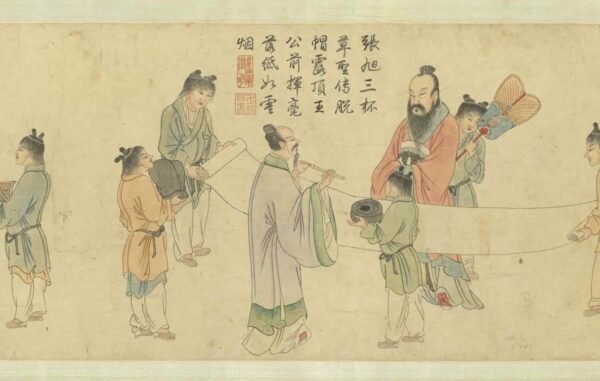 Tang Dynasty Eight Immortals cultural legacy（Scroll）饮中八仙图卷 - 图片 10