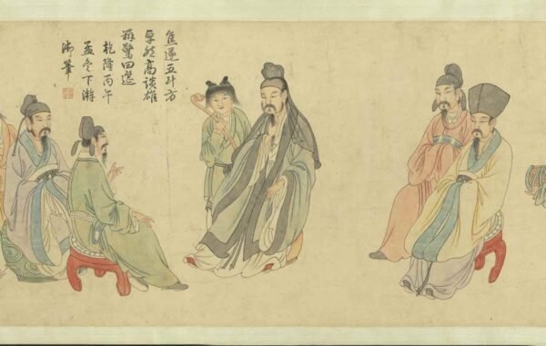 Tang Dynasty Eight Immortals cultural legacy（Scroll）饮中八仙图卷 - 图片 11
