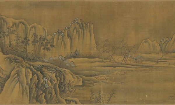 Wang Shen’s snowscape techniques（Scroll）渔村小雪图卷 - 图片 3