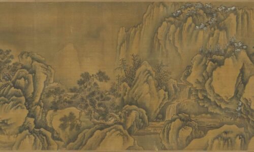 Wang Shen’s snowscape techniques（Scroll）渔村小雪图卷