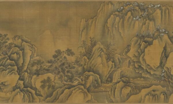 Wang Shen’s snowscape techniques（Scroll）渔村小雪图卷
