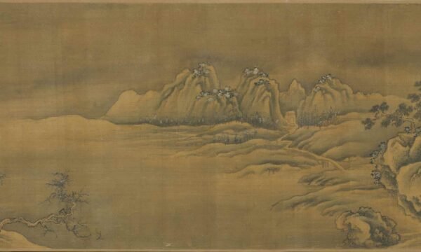 Wang Shen’s snowscape techniques（Scroll）渔村小雪图卷 - 图片 5