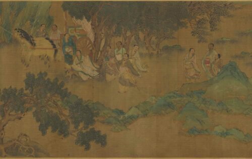 Yu the Great’s mythological and artistic significance（Scroll）禹王治水图卷