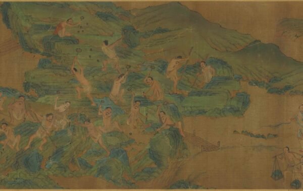 Yu the Great’s mythological and artistic significance（Scroll）禹王治水图卷 - 图片 7