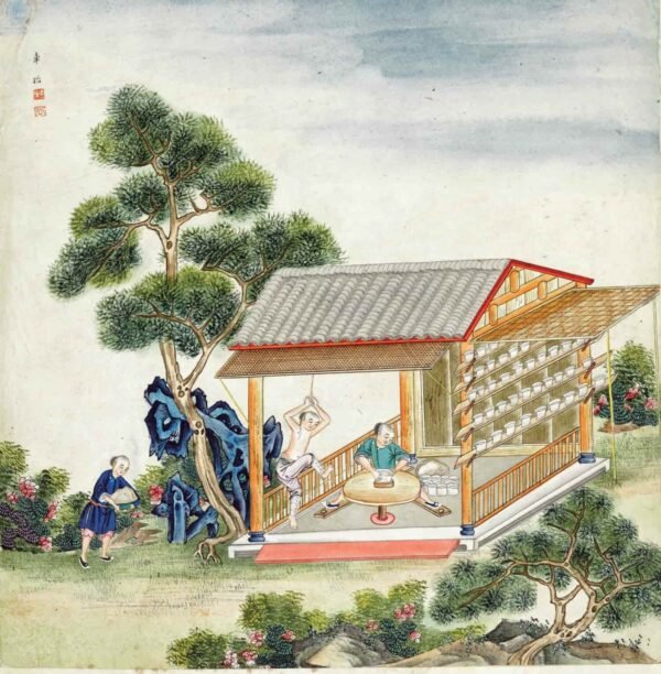 Paintings of the Porcelain Production and Transport(Scroll)瓷器制运图 - 图片 5