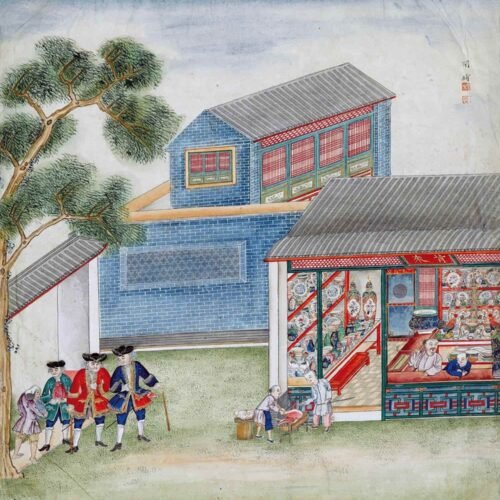 Sun Kehong’s literati lifestyle themes（Scroll）销闲清课图