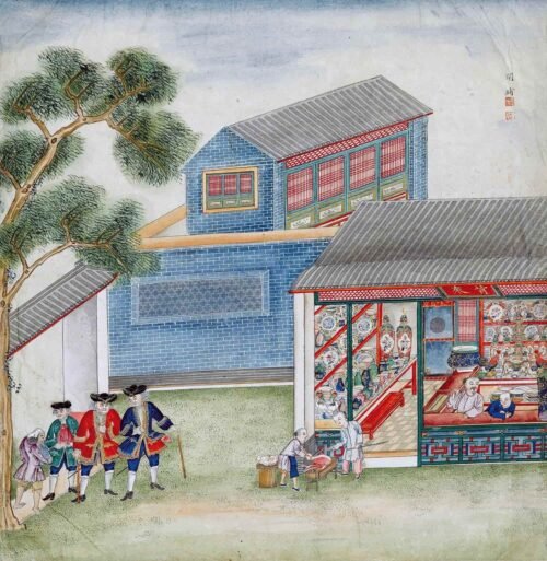 Paintings of the Porcelain Production and Transport(Scroll)瓷器制运图